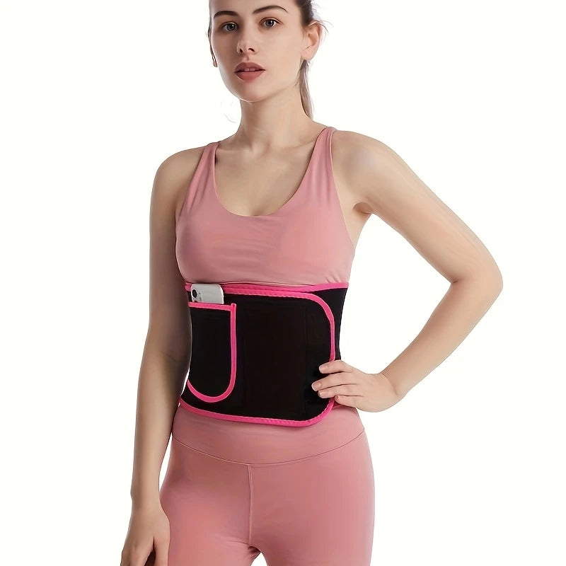 Sweat belt- roze-telefoonvakje